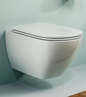 Унитаз подвесной с крышкой Laufen LUA Rimless Silent Flush